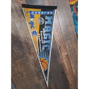 1995 Orlando Magic Eastern Champs Basketball Full Size 30 Inch Pennant